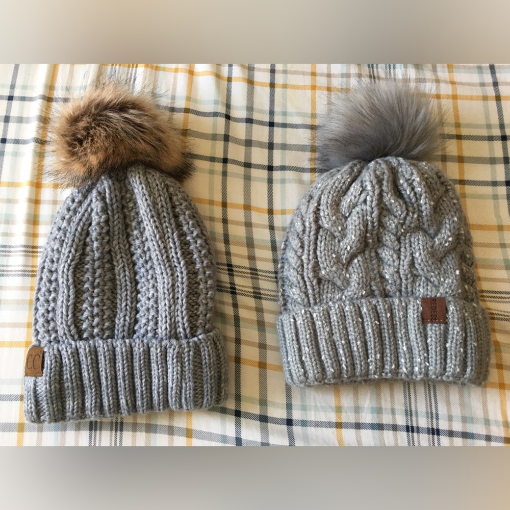 Super warm thick winter beanie bundle